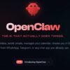Screenshot of the OpenClaw website