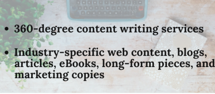 content writing, copywriting